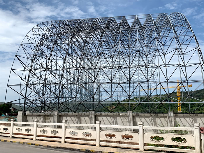 德惠山寨矿储煤棚网架